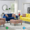 Sofa Tamu Minimalis Colorful Fabric Soft & Best Quality Royal Foam ST-1299