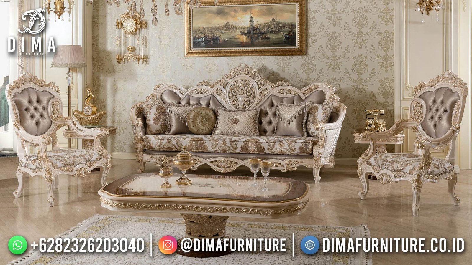 Best Sale Sofa Tamu Mewah Jepara Ukiran Luxury Baroque New Style ST-1429 Best Sale Sofa Tamu Mewah Jepara Ukiran Luxury Baroque New Style ST-1429
