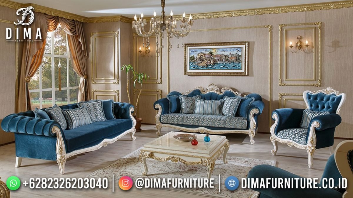 Big Discount Sofa Tamu Mewah Terbaru Luxury Carving Furniture Jepara ST-1440