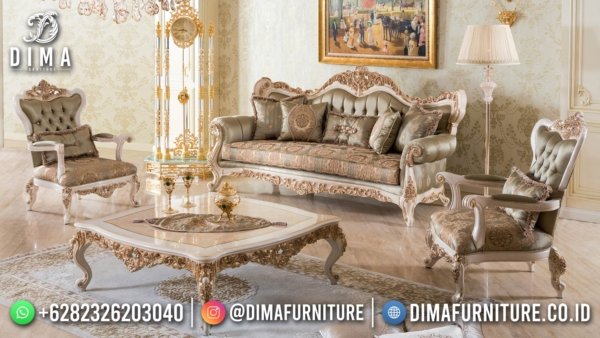 Classic Luxury Sofa Tamu Mewah Ukir Jepara Great Design ST-1430