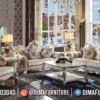 Desain Sofa Ruang Tamu Mewah Terbaru Classic Elegant Luxury ST-1445