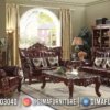 Elegant Set Sofa Tamu Jepara Natural Jati Classic Luxury Carving ST-1446 Elegant Set Sofa Tamu Jepara Natural Jati Classic Luxury Carving ST-1446