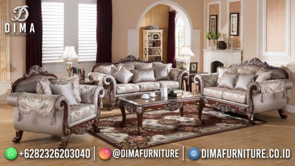 Flash Sale Sofa Tamu Mewah Luxury Design Classic 100 % High Quality ST-1434