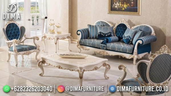 Furniture Jepara Sofa Tamu Mewah Terbaru Luxurious Style Kayu TPK Perhutani ST-1435