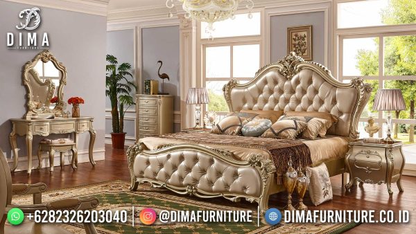 Greatest Style Tempat Tidur Mewah Ukir Luxury Golden Duco Color ST-1410