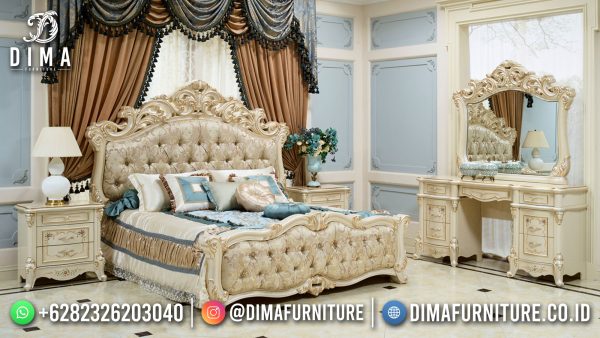 New Tempat Tidur Mewah Ukiran Luxurious Design Excellent Color ST-1405