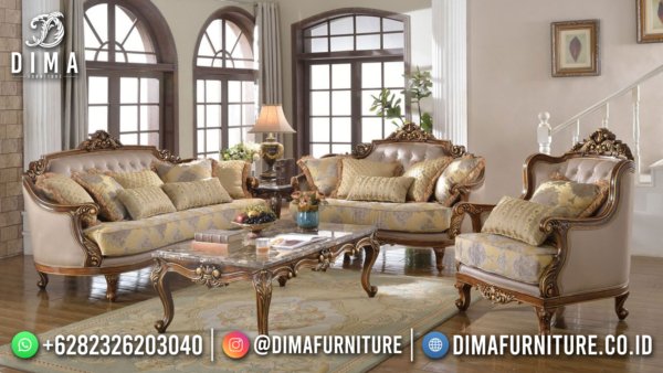 Sofa Tamu Mewah Jepara Luxury Classic Excellent Color Terbaru ST-1437