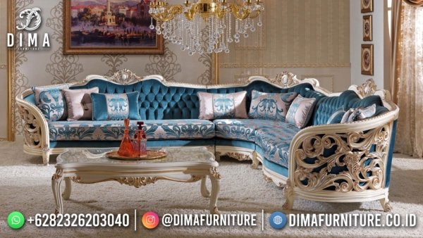 Sofa Tamu Mewah Terbaru Luxury Carving New Furniture Jepara ST-1460
