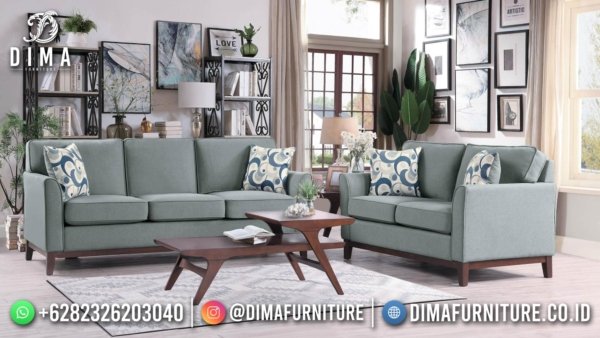 Sofa Tamu Minimalis Retro New Classic Natural Jati Perhutani ST-1455