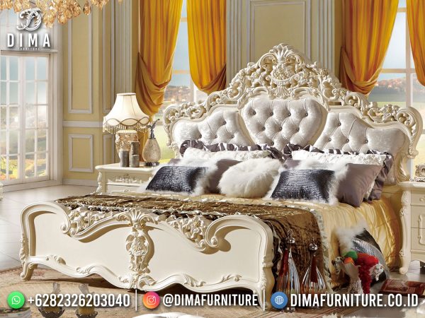 Tempat Tidur Mewah Vanesha New Luxury Carving Furniture Jepara ST-1426