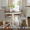 Best Price Meja Makan Minimalis Bundar Furniture Jepara Terbaru ST-1481
