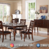 Desain Meja Makan Minimalis Terbaru Natural Jati Perhutani Great Solid Wood ST-1479 | Sofa Tamu Jepara - Dima Furniture Desain Meja Makan Minimalis Terbaru Natural Jati Perhutani Great Solid Wood ST-1479