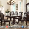 Harga Set Meja Makan Klasik Luxury Carving Natural Jati Perhutani Jepara ST-1475 | Sofa Tamu Jepara - Dima Furniture Harga Set Meja Makan Klasik Luxury Carving Natural Jati Perhutani Jepara ST-1475