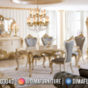 Luxury Meja Makan Mewah 6 Kursi New Furniture Jepara ST-1492 | Sofa Tamu Jepara - Dima Furniture Luxury Meja Makan Mewah 6 Kursi New Furniture Jepara ST-1492