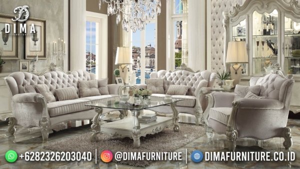 Sofa Tamu Jepara Terbaru Best Seller Luxury Carving New Furniture Jepara ST-1461