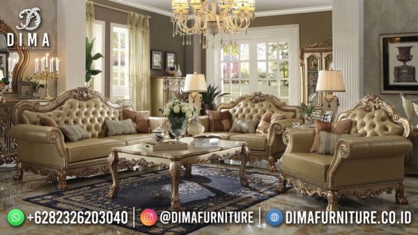 Kursi Sofa Tamu Ukir Mewah Jepara Luxury Golden Classic Color Greatest ST-1510