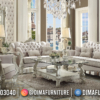 Sofa Tamu Mewah Jepara White Duco Combine Luxury Excellent Color ST-1508