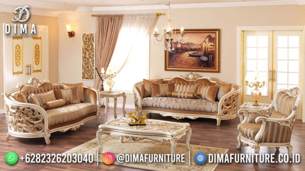 Sofa Tamu Mewah Ukiran Jepara Klasik Luxury Beauty Design ST-1496