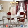 Beauty Crimson Red Meja Makan Terbaru Desain Mewah Best Price ST-1564 Beauty Crimson Red Meja Makan Terbaru Desain Mewah Best Price ST-1564