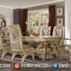 Epic Set Meja Makan Mewah Bangsawan Luxury Carving ST-1600