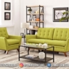 Retro Green Sofa Tamu Minimalis Terbaru Furniture Jepara ST-1598