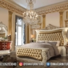 Desain Kamar Set Mewah Tempat Tidur Sultan Amazing Carving Jepara ST-1654