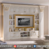 Bufet TV Mewah Terbaru Italy Style White Duco Combine Golden Shinning ST-1684 | Sofa Tamu Jepara - Dima Furniture Bufet TV Mewah Terbaru Italy Style White Duco Combine Golden Shinning ST-1684