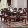 Harga Meja Makan Minimalis Kayu Jati Asli Jepara Terlaris ST-1687