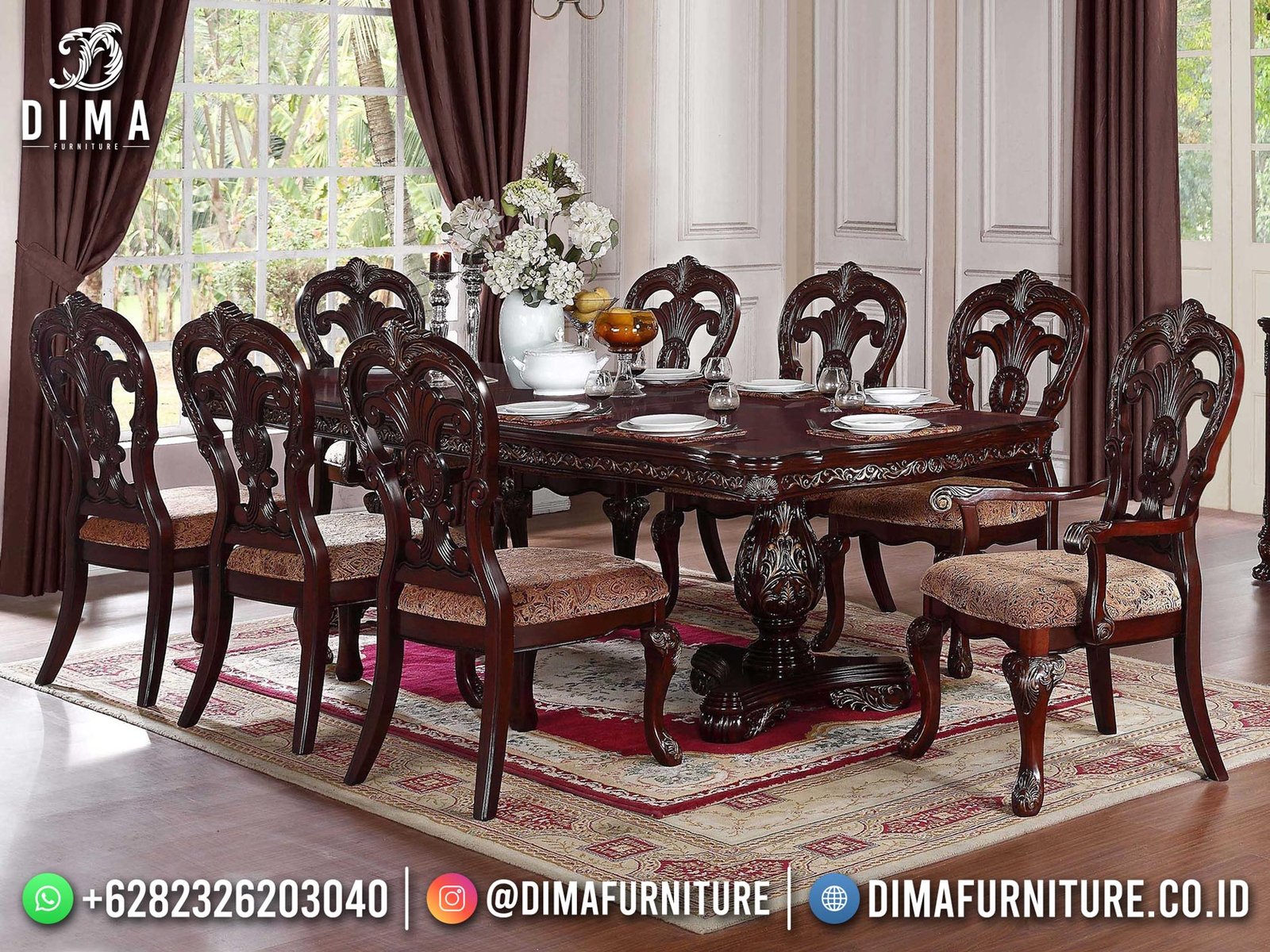 Harga Meja Makan Minimalis Kayu Jati Asli Jepara Terlaris ST-1687 Harga Meja Makan Minimalis Kayu Jati Asli Jepara Terlaris ST-1687