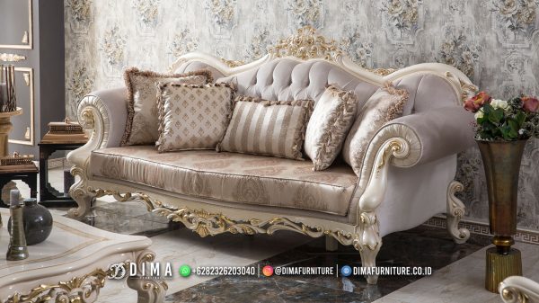 Beauty Garnhetta Sofa Mewah 3 Dudukan Kursi Ukiran Cantik Aceh ST-1736