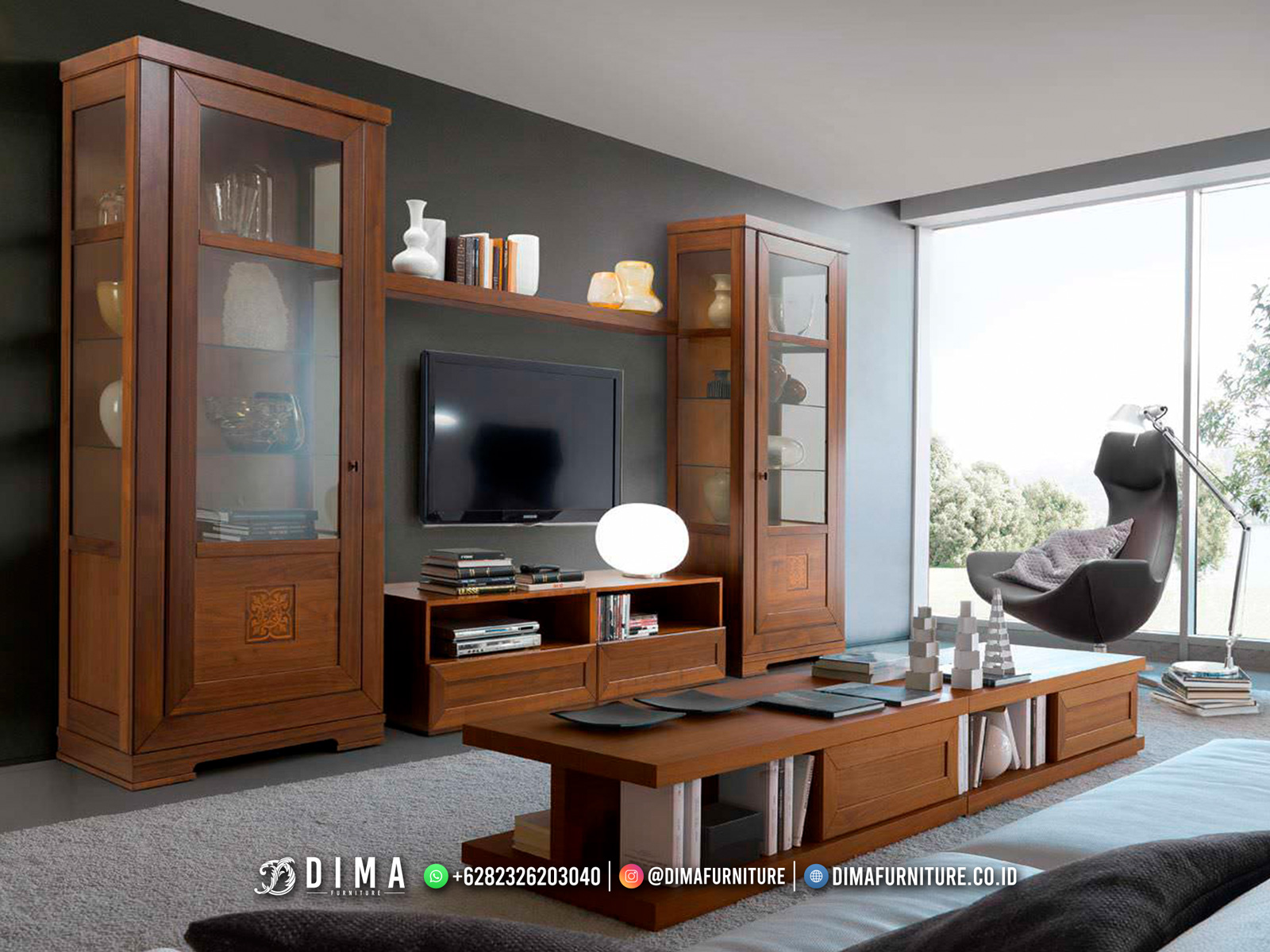Bufet TV Minimalis Jepara Exclusive Aldriano Furniture Terlaris ST-1754