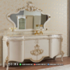 Classy Luxury Meja Konsul Mewah White Duco With Drawer ST-1780 | Sofa Tamu Jepara - Dima Furniture Classy Luxury Meja Konsul Mewah White Duco With Drawer ST-1780