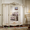 Dima Furniture Lemari Baju Terbaru Jepara Classic Carving Duco ST-1758