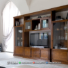 Harga Bufet Meja TV Jepara Jati Natural Brown Full With Mirror ST-1753 | Sofa Tamu Jepara - Dima Furniture Harga Bufet Meja TV Jepara Jati Natural Brown Full With Mirror ST-1753
