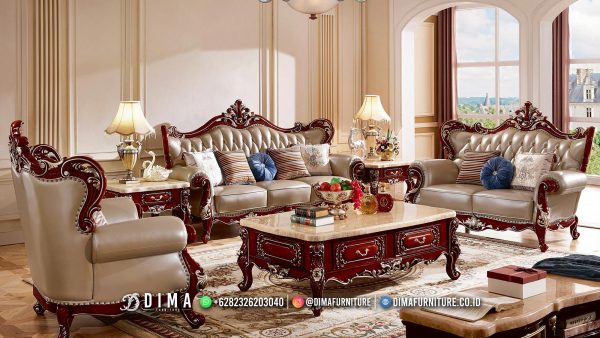 Terbaru Sofa Mewah Jati Kursi Tamu Sultan Best Quality Product ST-1830