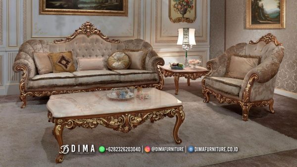 Terpopuler Set Kursi Sofa Mewah Model Klasik Special ST-1834