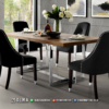 Amazing Black Meja Makan Terbaru Minimalis Kota Bandung Industrial Mebel ST-1938 | Sofa Tamu Jepara - Dima Furniture Amazing Black Meja Makan Terbaru Minimalis Kota Bandung Industrial Mebel ST-1938