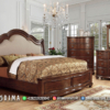 Diskon Kamar Set Minimalis Jati Terbaru Luxury Classic Shinning ST-1922