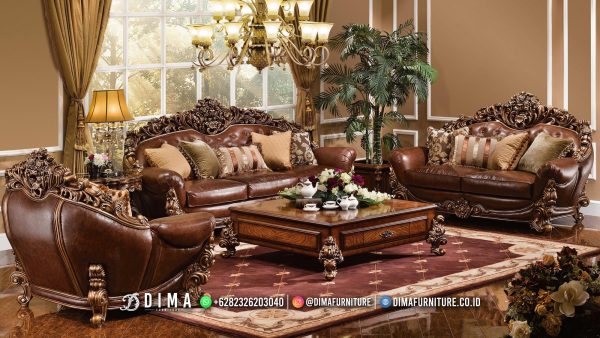 Furniture Classic Sofa Tamu Mewah Ukiran Ratu Jepara Bestseller Product Luxury ST-1913