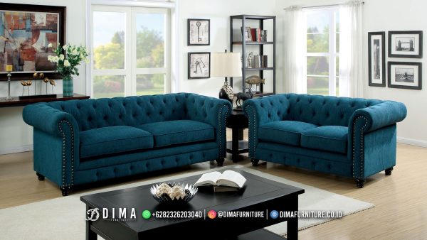Luxury Style Sofa Tamu Jepara Chesterfield Mewah Perfect Design ST-1945