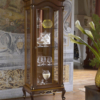 Model Lemari Pajangan Terbaru Jati Jepara 1 Pintu Top Solid Wood ST-1910