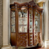 New Model Lemari Hias Mewah Kaca Kayu Jati Luxury Carving ST-1931 | Sofa Tamu Jepara - Dima Furniture New Model Lemari Hias Mewah Kaca Kayu Jati Luxury Carving ST-1931