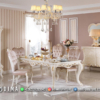 New Model Meja Makan Mewah Ukiran Jepara Glamour Presley ST-1957
