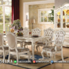 Queensha Classic Set Meja Makan Mewah Furniture Jepara Bestseller ST-1958 | Sofa Tamu Jepara - Dima Furniture Queensha Classic Set Meja Makan Mewah Furniture Jepara Bestseller ST-1958