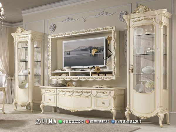 Toko Furniture Jepara Set Meja TV Mewah Ukiran Classic Luxury ST-1918