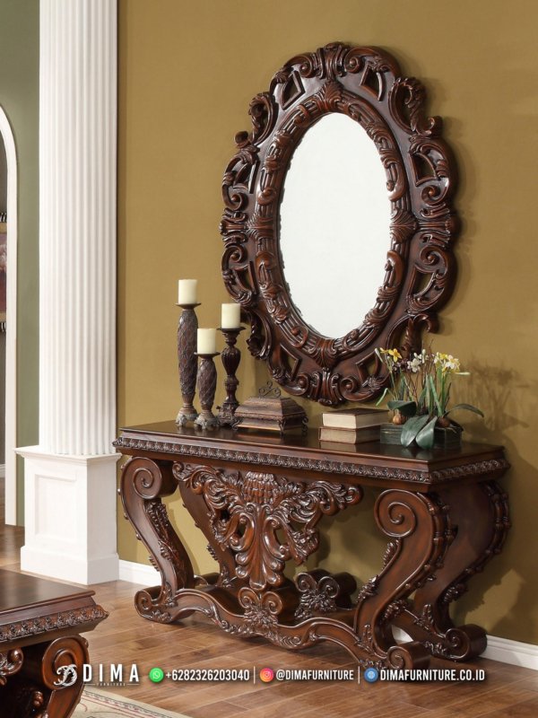 Meja Konsol Super Mewah Terbaru Heaven Carving Design ST-1969