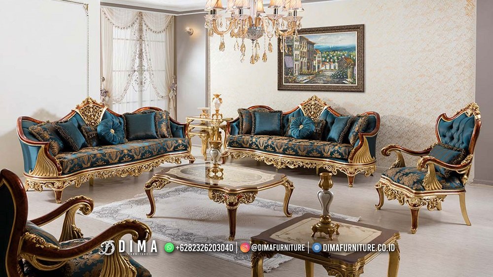 Best Quality Kursi Sofa Mewah Modern Luxury Carving Meera ST-1995 Best Quality Kursi Sofa Mewah Modern Luxury Carving Meera ST-1995