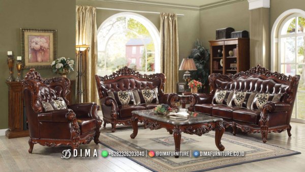 Flash Sale Sofa Tamu Mewah Jati Luxury Design 100 % High Quality ST-1984