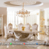 Meja Makan Mewah Jepara Top Luxury Design Bethany ST-1998