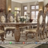 New Furniture Set Meja Makan Mewah Ukiran Jepara Clarissa ST-1997